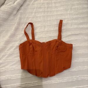 Urban Outfitters Burnt Orange Crop Top